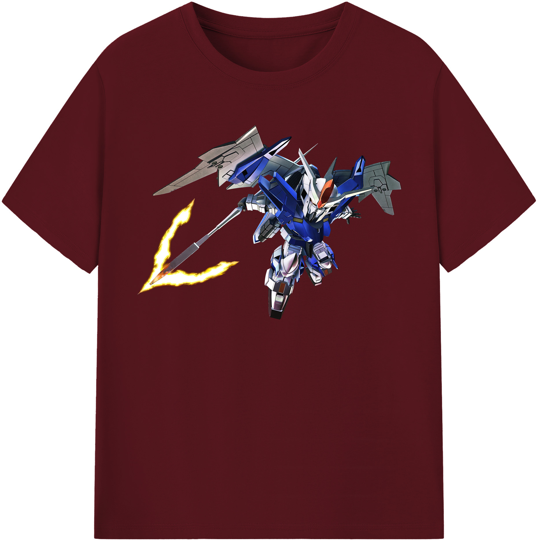 （画像用） 機動戦士ガンダム Mobile Suit Gundam 綿100％半袖Tシャツ（フロントプリント）